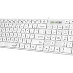 Tastatura SlimStar 126 USB Alb, Genius