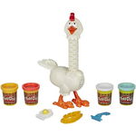 Play-Doh - Set de joaca Puiul traznit cu pene colorate, Multicolor