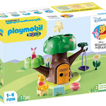 Playmobil PM71316 1.2.3 Disney casa din copac a lui Winnie si Piglet, PlayMobil