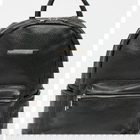 Antonia Moretti, Rucsac de piele cu buzunare multiple, Negru