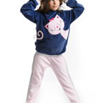 Seturi / Set bluza si pantaloni sport Pink Cat Denokids