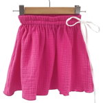 Fustita de vara pentru fete, din muselina, Pink Pop, 104-110 cm (4-5 ani), Too