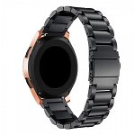 Curea Ceas Upzz Tech Stainless Compatibila Cu Samsung Galaxy Watch 3, 41mm , Negru