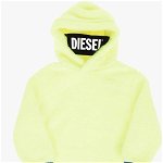 Diesel Fluo Fleece Oversized Syntro Hoodie Yellow