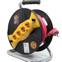 Prelungitor pe rola cu tambur 50M 3X2.5 Campion BMX-1388, 01740VEND, Multicolor