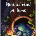 Felicitare - Bine ai venit pe lume! - Bufnite, Multicolor, Cu mesaj, Hartie, 105 x 148 mm