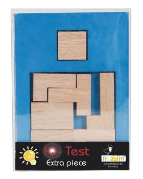 Joc logic din lemn extra piesa-5, Fridolin, 8-9 ani +, Fridolin