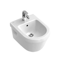 Bideu suspendat Villeroy  Boch, Architectura, rotund, alb