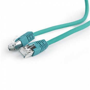 Cablu retea Gembird CAT6a Patch Cable S/FTP 0.5m green