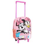 Ghiozdan cu Roți Minnie Mouse 22 x 10 x 29 cm Roz, Minnie Mouse