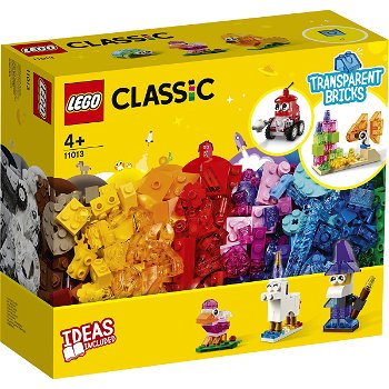 LEGO Classic 11013 Creative Transparent Bricks 500 piese