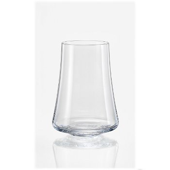 XTRA Set 6 pahare sticla cristalina apa/suc 400 ml, 1