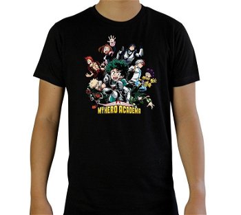 Tricou XL - Man - My Hero Academia - Heroes - Black | AbyStyle, AbyStyle