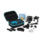 Kitvision Escape HD5W WiFi Action Camera + accesorii (8GB Memory Card & Travel Case), pachet bundle, Negru