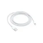 Cablu de incarcare si date Apple, cu conector Lightning, alb, 1m Alb