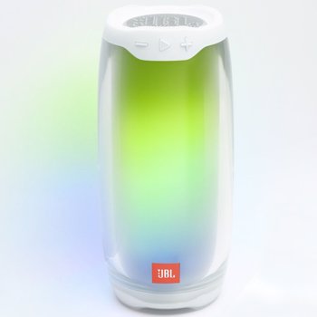 Boxa portabila JBL PULSE 4, Bluetooth, 360 LED Lightshow & Speaker, PartyBoost, USB C, 12H Playtime, Rezistenta la apa IPX7, Negru