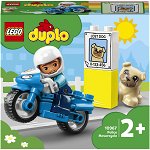 LEGO® DUPLO® Motocicleta de politie, 5 piese, 10967, Multicolor