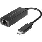 Adaptor Lenovo ThinkPad USB-C Male - RJ-45 Female Negru 4x90s91831