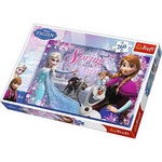 Puzzle Trefl - Frozen, Primavara in tinutul inghetat, 260 piese