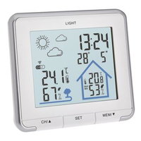 Statie meteo wireless LIFE TFA 35.1153.02 cu transmitator wireless extern inclus alba