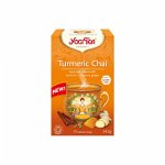 Ceai BIO cu turmeric (curcuma), 17 pliculete - 34 g Yogi Tea, Yogi Tea