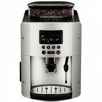 KRUPS Espressor manual Krups Virtuoso Essential XP441810, presiune 15 bari, rezervor apa 1L, sistem de spumare a laptelui, functie apa fierbinte, reglare temperatura, oprire automata, sistem ThermoBlock, design compact, Negru-Argintiu, KRUPS