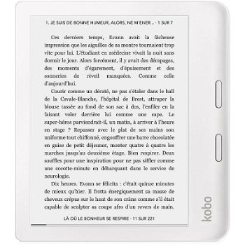 eBook reader Libra 2 7 inch 32GB Wi-Fi White, Kobo