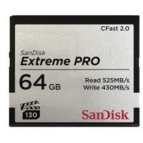 Card de memorie CFast 2.0, SanDisk, Extreme Pro, 64GB