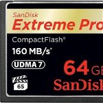 Card de memorie SanDisk Extreme Pro CompactFlash 64GB, SanDisk