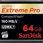 Card de memorie SanDisk Extreme Pro CompactFlash 64GB, SanDisk