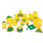 Learning Resources Forme geometrice GeoSolids - 14 piese