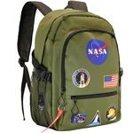 Rucsac NASA Fan Fight Khaki, 31x44x18 cm