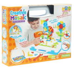 Jucarie educativa si interactiva, set bormasina Karemi, cu 237 piese, set complet constructie, multicolor, Karemi