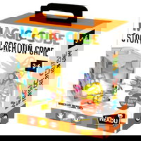 Headu - Set creativ Cub din lemn creeaza povesti magice 3-6 ani, HEADU