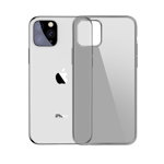 Husa de Protectie din Silicon Premium , Baseus Simplicity Case pentru iPhone 11 Pro, Neagra, Semitransparenta, Protectie Praf, Antisoc