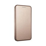 Husa Flip Carte Cu Magnet Lux Upzz Compatibila Cu Samsung Galaxy A20s, Rose Gold, Upzz