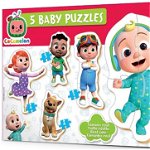 Puzzle 4 in 1 Educa Baby, Cocomelon, 6/9/12/16 piese