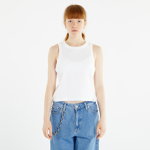 Calvin Klein Jeans Tab Rib Tank Top Bright White, Calvin Klein