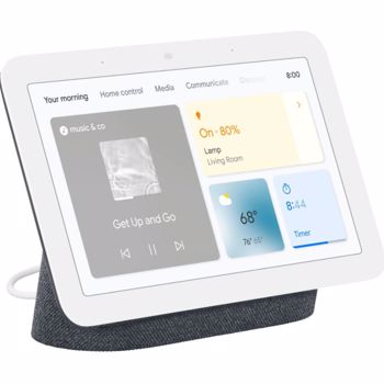 Google Nest Hub, difuzoare (negru, WLAN, Bluetooth)