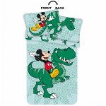 Set lenjerie pat copii, 100% bumbac, multicolor, 2 piese, 100×135 cm, 40×60, Mickey Mouse, mm327