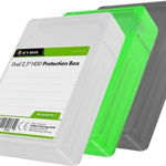 Icy Box Set de trei cutii pentru hard disk-uri de 2