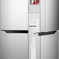 Frigider side-by-side Tesla RM3400FHXE, 362 L, EH180, Full No Frost, LED touch screen, Inox, Tesla WG