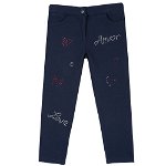 Pantalon lung copii Chicco, albastru inchis, 08344, Chicco