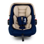 Scoica auto JUJU Baby Boo JU1200-ED-06, 3 puncte, 0-13kg, bej-bleumarin