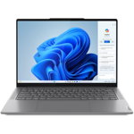 Laptop LENOVO Yoga Pro 7 14IMH9, Intel Core Ultra 7 155H pana la 4.8GHz, 14.5" 3K Touch, 32GB, 1TB, Intel Arc graphics, Free DOS, Luna Grey