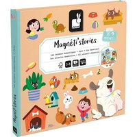 Carte Magnetica Povesti Animale Multicolor, Janod