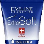 Crema pentru picioare, Eveline, Crema SOS Extra Soft, 15% Uree, 100ml, EVELINE
