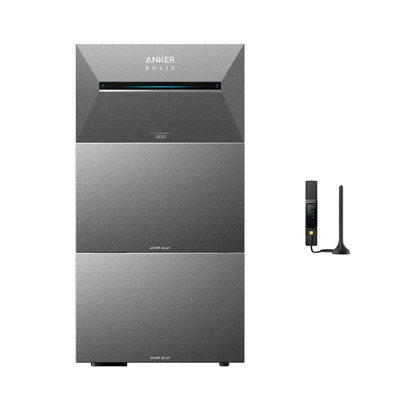 Kit Anker SOLIX Solarbank 3 E2700 Pro cu 2 baterii BP5000,