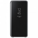 Husa Flip Cover Clear View, Samsung Galaxy A10, Negru, OEM