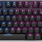 Tastatura gaming Sharkoon 4044951021529, iluminata RGB, cu cablu, negru, mecanica, EN, Sharkoon